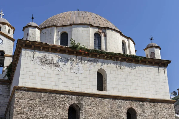 Agios Nikolaos kyrka i gamla stan i Kavala, Grekland — Stockfoto