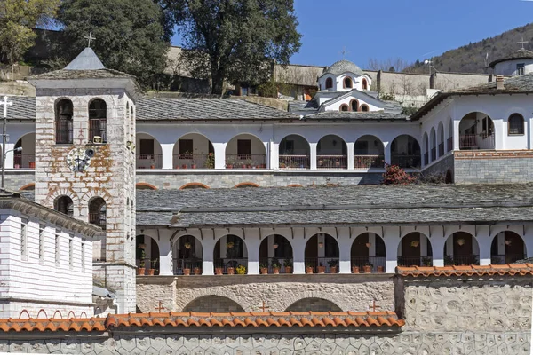Średniowieczny święty klasztor Najświętszej Maryi Panny Eikosifoinissa, Grecja — Zdjęcie stockowe