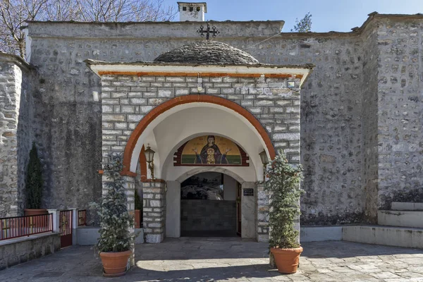 Mittelalterliches heiliges Kloster der heiligen Maria eikosifoinissa, Griechenland — Stockfoto