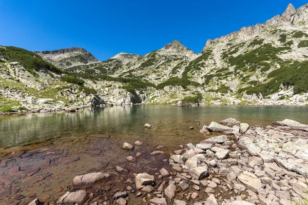 Laghi Samodivski vicino alla vetta Dzhangal, Pirin Mountain, Bulgaria — Foto Stock