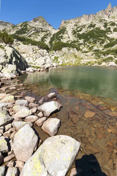 Самодивские озера возле пика Джангал, Гора Пирин, Болгария — стоковое фото