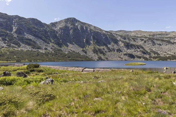 Erstaunlicher Blick Auf Den Stinky Lake Smradlivoto See Rila Gebirge — Stockfoto