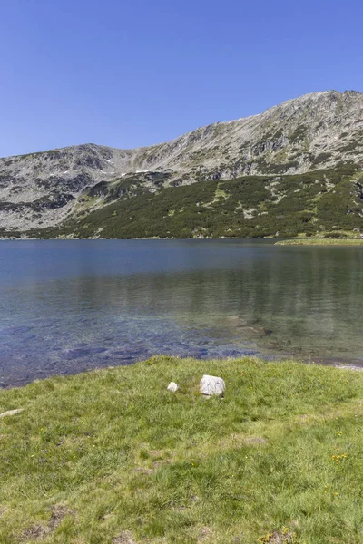Vista Incrível Lago Fedorento Lago Smradlivoto Montanha Rila Bulgária — Fotografia de Stock