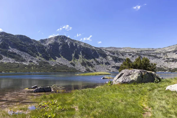 Úžasný Výhled Smradlivoto Lake Rila Mountain Bulharsko — Stock fotografie