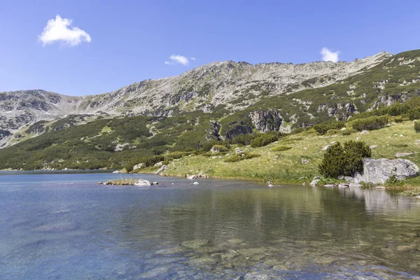 Incredibile Vista Sul Lago Puzzolente Smradlivoto Lake Montagna Rila Bulgaria — Foto Stock