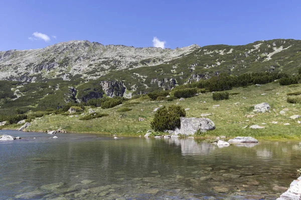 Vue Imprenable Sur Lac Stinky Lac Smradlivoto Montagne Rila Bulgarie — Photo