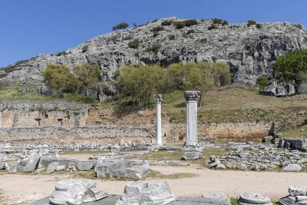 Philippi Arkeolojik alanı, Yunanistan — Stok fotoğraf