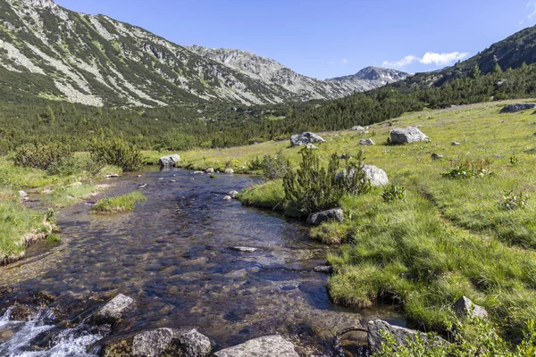 Lanskap dekat The Fish Lakes, Rila gunung, Bulgaria — Stok Foto