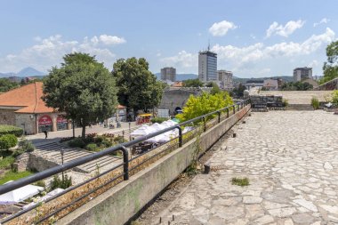 Fortress and park in City of Nis, Serbia clipart