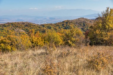 Autumn view of Cherna Gora mountain, Bulgaria clipart