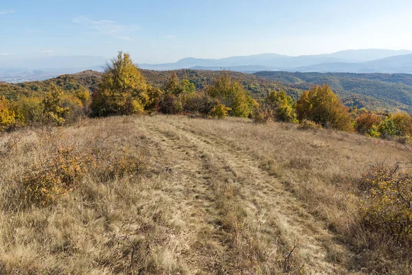 Autumn View of Cherna Gora berg, Bulgarije — Stockfoto