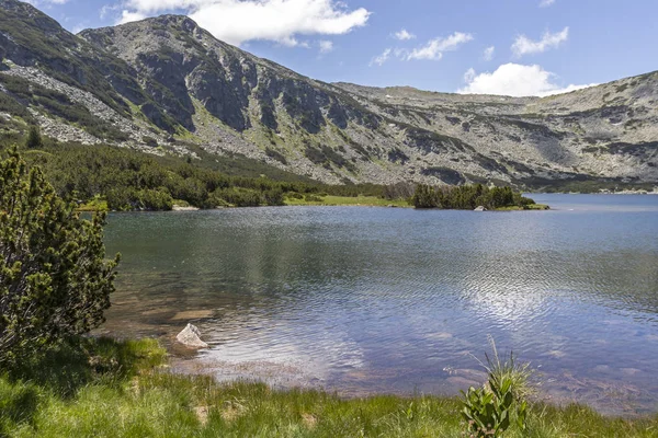 Krajina Jezero Smradlavky Smradlivoto Lake Pohoří Rila Bulharsko — Stock fotografie