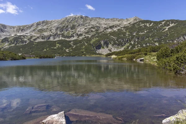Landskap Med Den Stinky Laken Smradlivoto Lake Rila Berg Bulgarien — Stockfoto