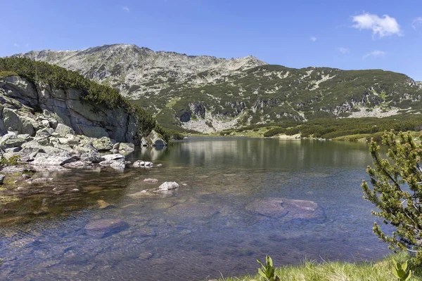 Táj Stinky Smradlivoto Lake Rila Mountain Bulgária — Stock Fotó