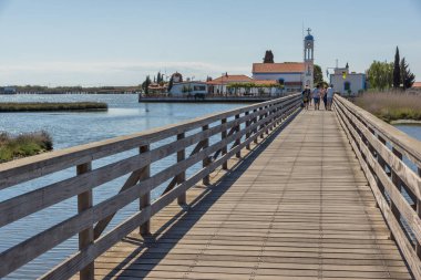 Porto Lagos yakınlarındaki Saint Nicholas Manastırı, Yunanistan