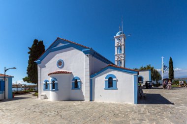 Porto Lagos yakınlarındaki Saint Nicholas Manastırı, Yunanistan