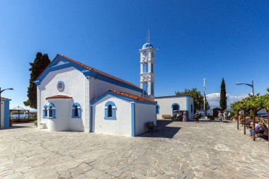 Porto Lagos yakınlarındaki Saint Nicholas Manastırı, Yunanistan
