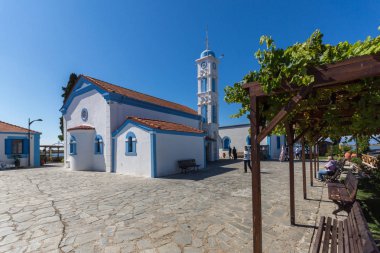 Porto Lagos yakınlarındaki Saint Nicholas Manastırı, Yunanistan