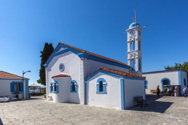 Porto Lagos yakınlarındaki Saint Nicholas Manastırı, Yunanistan