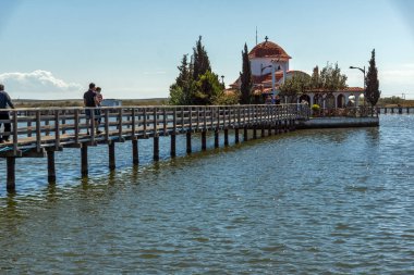Porto Lagos yakınlarındaki Saint Nicholas Manastırı, Yunanistan