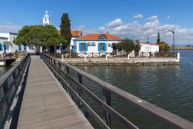 Porto Lagos yakınlarındaki Saint Nicholas Manastırı, Yunanistan