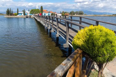 Porto Lagos yakınlarındaki Saint Nicholas Manastırı, Yunanistan
