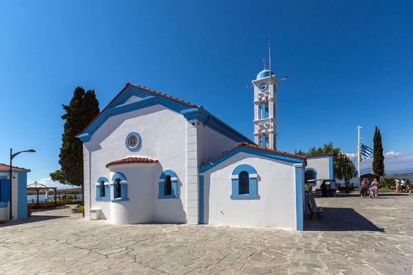 Μοναστήρι Αγίου Νικολάου κοντά στο Πόρτο Λάγος, Ελλάδα — Φωτογραφία Αρχείου