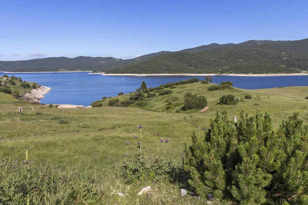 Landscape with Belmeken Dam, Rila mountain, Bulgaria — Stock Photo, Image