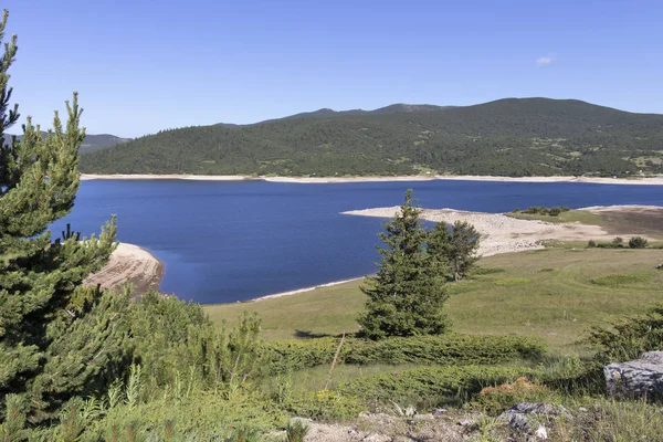 Landscape with Belmeken Dam, Rila mountain, Bulgaria — Stock Photo, Image