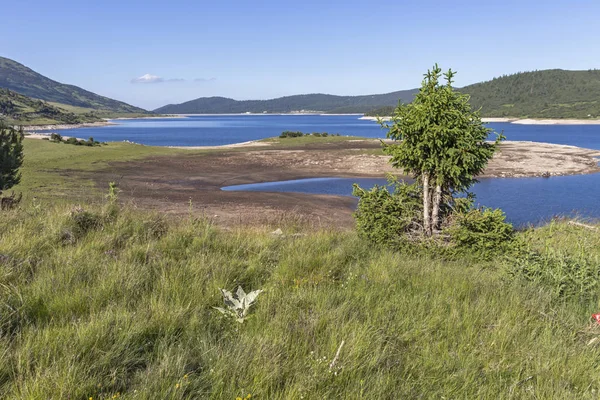 Belmeken Barajı ile peyzaj, Rila dağ, Bulgaristan