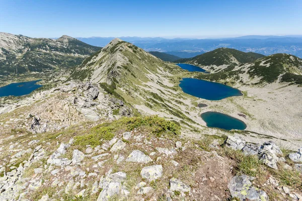 Lihat dari puncak Dzhano, Pirin Mountain, Bulgaria — Stok Foto