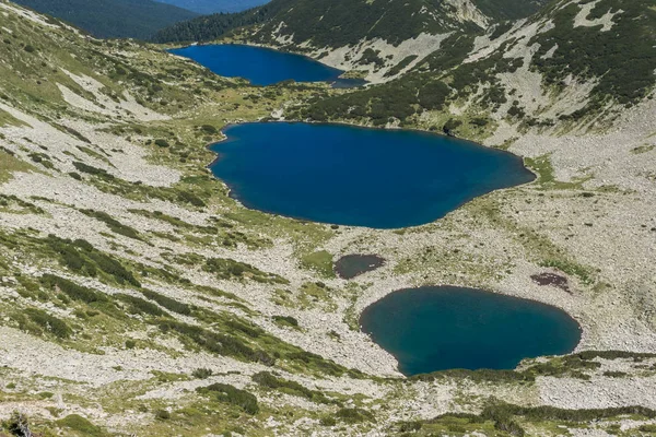 Widok z Dzhano Peak, Góra Pirin, Bułgaria — Zdjęcie stockowe