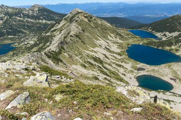 Utsikt från Dzhano Peak, Pirin Mountain, Bulgarien — Stockfoto