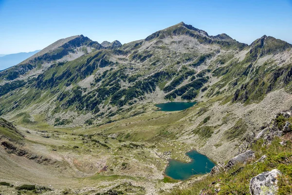 Utsikt från Dzhano Peak, Pirin Mountain, Bulgarien — Stockfoto