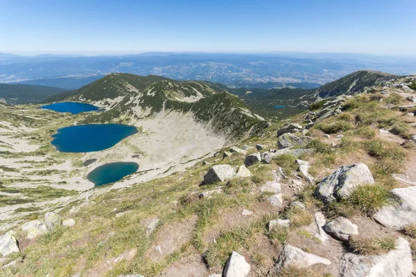 Lihat dari puncak Dzhano, Pirin Mountain, Bulgaria — Stok Foto