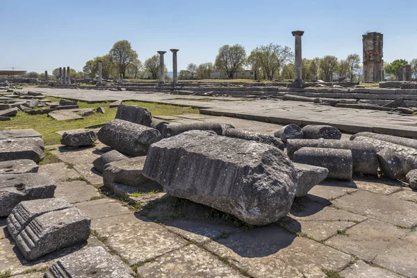 Archeologicznych w Philippi, Grecja — Zdjęcie stockowe