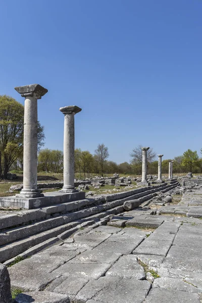 Archeologicznych w Philippi, Grecja — Zdjęcie stockowe