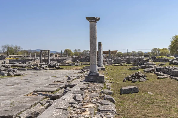 Archeologicznych w Philippi, Grecja — Zdjęcie stockowe