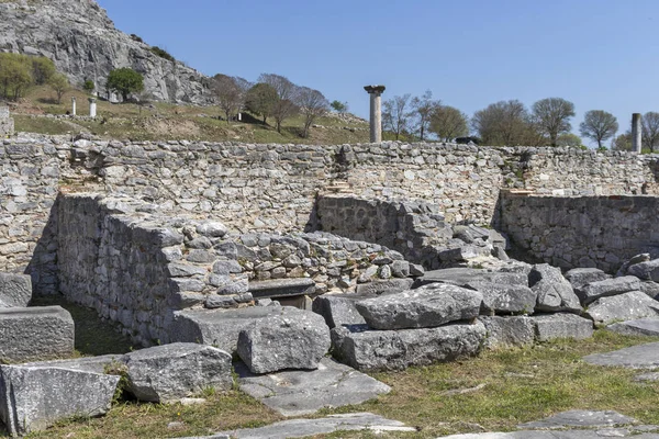 Sitio arqueológico de Filipos, Grecia — Foto de Stock
