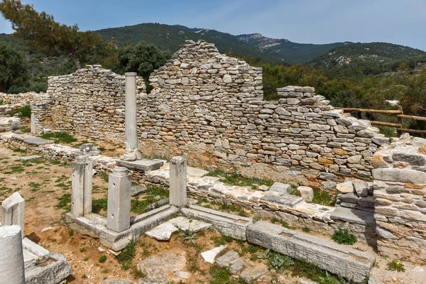 Arkeologiska området Aliki, Thassos Island, Grekland — Stockfoto