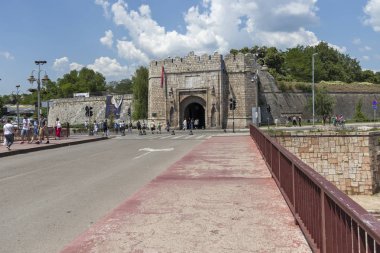 Nis şehri ve Nisava Nehri Panoraması, Sırbistan
