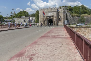 Nis şehri ve Nisava Nehri Panoraması, Sırbistan