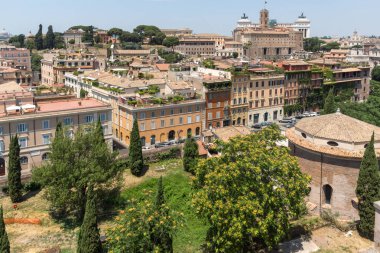 Roma, Italya kentinde Roma Forumu Harabeleri