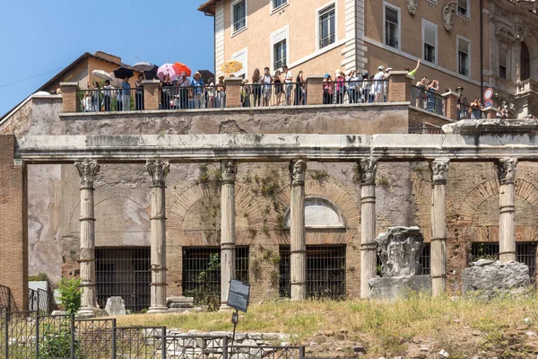 Ruínas do Fórum Romano na cidade de Roma, Itália — Fotografia de Stock