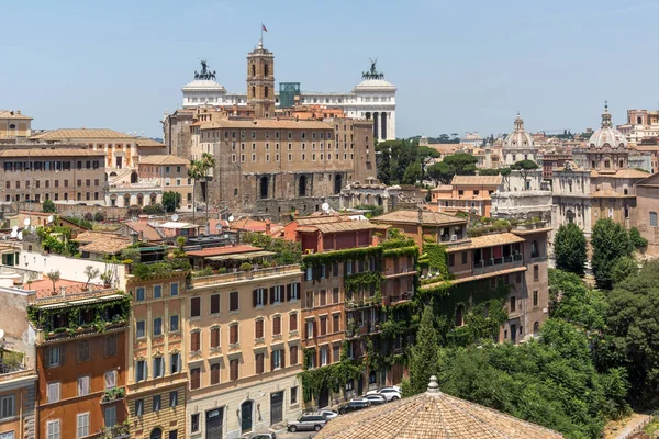 Ruínas do Fórum Romano na cidade de Roma, Itália — Fotografia de Stock