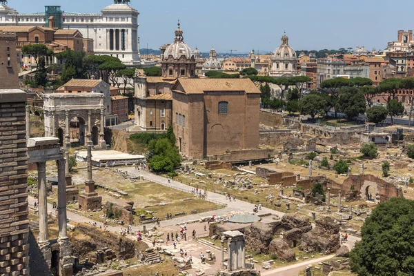 Ruines du Forum Romain à Rome, Italie — Photo