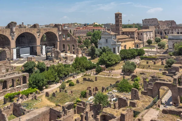 Ruines du Forum Romain à Rome, Italie — Photo