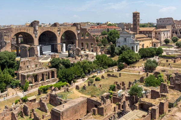 Ruines du Forum Romain à Rome, Italie — Photo