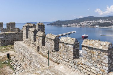 Kavala kentinde kale, Yunanistan