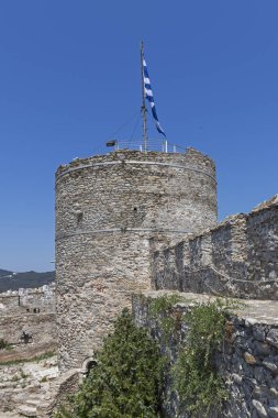 Kavala kentinde kale, Yunanistan